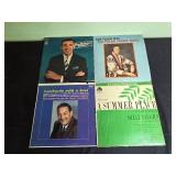 Collection of Vintage Vinyl Records Featuring Various Artists