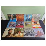 Collection of Vintage Vinyl Records Featuring Johnny Mathis, Perry Como, and More