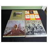 Collection of Vintage Vinyl Records Featuring Johnny Mathis, Perry Como, and More