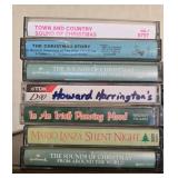 Collection of VHS Tapes and Cassette Tapes including America Goes to War Series