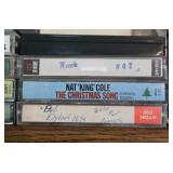 Collection of VHS Tapes and Cassette Tapes including America Goes to War Series