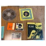 Collection of Vintage Reel-to-Reel Tapes and Accessories