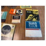 Collection of Vintage Reel-to-Reel Tapes and Accessories