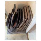 Set of Mixed Folding Chairs in Various Finishes