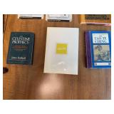 Assorted Items: Totes Overshoes, Books, Stapler, and Leather Shoulder Bag and More!