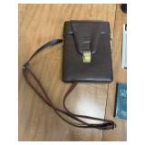 Assorted Items: Totes Overshoes, Books, Stapler, and Leather Shoulder Bag and More!