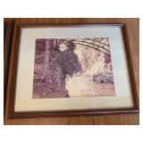 Collection of 4 Framed Landscape and Nature Artwork Pieces