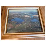 Collection of 4 Framed Landscape and Nature Artwork Pieces