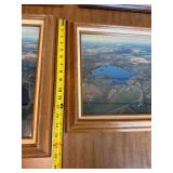 Collection of 4 Framed Landscape and Nature Artwork Pieces