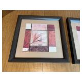 Set of 2 Framed Modern Art Prints