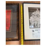 Set of 3 Framed Photographs and Art Print