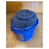 Compact Lightweight Mummy Sleeping Bag in Blue Carry Bag