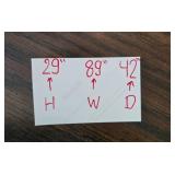 Vintage Dining Table with 6 Carved Chairs and Cushions