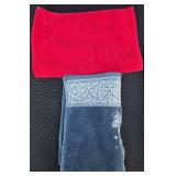 Assorted Collection of Glass Vases and Towels