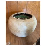 Assorted Home Decoration Items Featuring Planter and Figurine