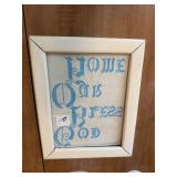 Assorted Home Decoration Items Featuring Planter and Figurine