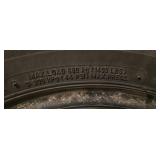 Set of 4 Used Radial Tires with Maximum Load Capacity of 1499 lbs