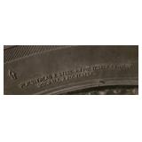 Set of 4 Used Radial Tires with Maximum Load Capacity of 1499 lbs