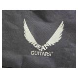 J. Reynolds Electric Guitar with Rainbow Strap and Dean Gig Bag