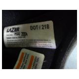 Black Motorcycle Helmet with Full Face Shield