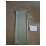 Lot of One Green Scarf and White Shoulder Bag