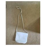 Lot of One Green Scarf and White Shoulder Bag