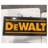 Dewalt Lighted Wall Sign