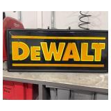 Dewalt Lighted Wall Sign