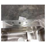 Sterling 4-Hole Stainless Steel Single Basin Sink