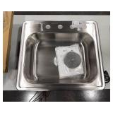 Glacier Bay 4 Hole Stainless Steel Kitchen Sink