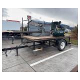 2013 Road Husky Trailer with Radial Arm Saw, Compressor, Power Panel, Cord