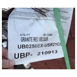 Pallet of Brick Granite Red