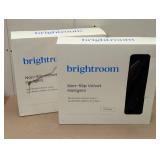 60pk Suit Flocked Hangers - Brightroom™ - Black