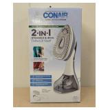 Conair Turbo Extremesteam 2 in 1 Steamer and Iron with Gentle Temp Accessories