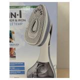 Conair Turbo Extremesteam 2 in 1 Steamer and Iron with Gentle Temp Accessories