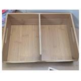 4 Piece Storage Set - Bamboo - Stackable
