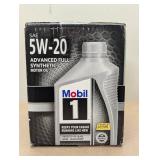 Mobil 1 Advanced Full Synthetic Motor Oil 5W-20, 6-Pack of 1 quarts