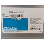 Pair of 2 - 28qt Clear Under Bed Storage Box White - Room Essentials™: Portable, Lidded, Stackable