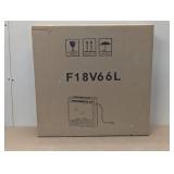 18 Inch Electric Fireplace Insert, Ultra Thin Heater with Log Set & Realistic Flame, Overheating Protection