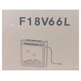 18 Inch Electric Fireplace Insert, Ultra Thin Heater with Log Set & Realistic Flame, Overheating Protection