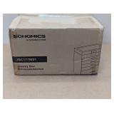 SONGMICS Jewelry Box Organizer with Glass Lid, 6-Layer Jewelry Storage, with 5 Drawers, Modern Style