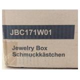 SONGMICS Jewelry Box Organizer with Glass Lid, 6-Layer Jewelry Storage, with 5 Drawers, Modern Style