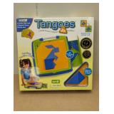 Tangoes Jr Classic Magnetic Tangram Puzzle Set in Travel Case