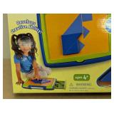 Tangoes Jr Classic Magnetic Tangram Puzzle Set in Travel Case