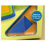 Tangoes Jr Classic Magnetic Tangram Puzzle Set in Travel Case