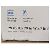 Small Space Metal Shoe Rack Black - Brightroom™: Steel Frame, Freestanding Shoe Organizer, Holds 9 Pairs, 29"x7"x29"