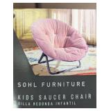 Kids Saucer Chair - Pink