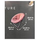 Kids Saucer Chair - Pink