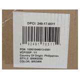 Woodland Carved Wood Accent Table Brown - Threshold™