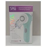 Spa Sciences NOVA Sonic Facial Brush with Antimicrobial Brush Bristles - Mint